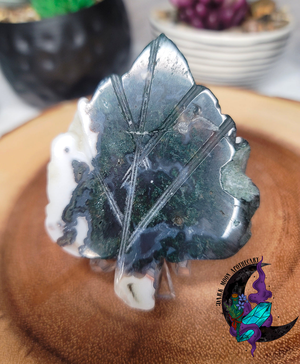 Moss Agate Leaf