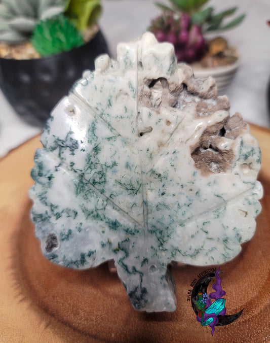 Moss Agate Leaf