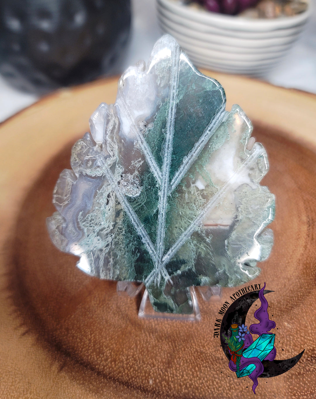 Moss Agate Leaf