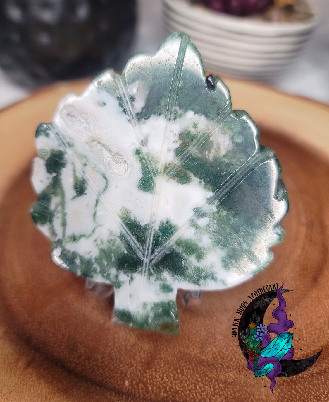 Moss Agate Leaf