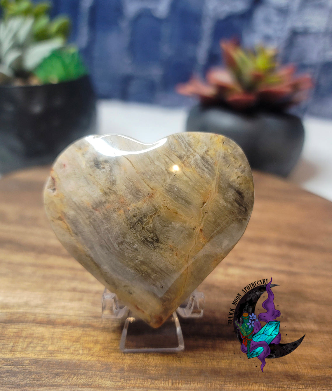 Crazy Lace Agate Hearts