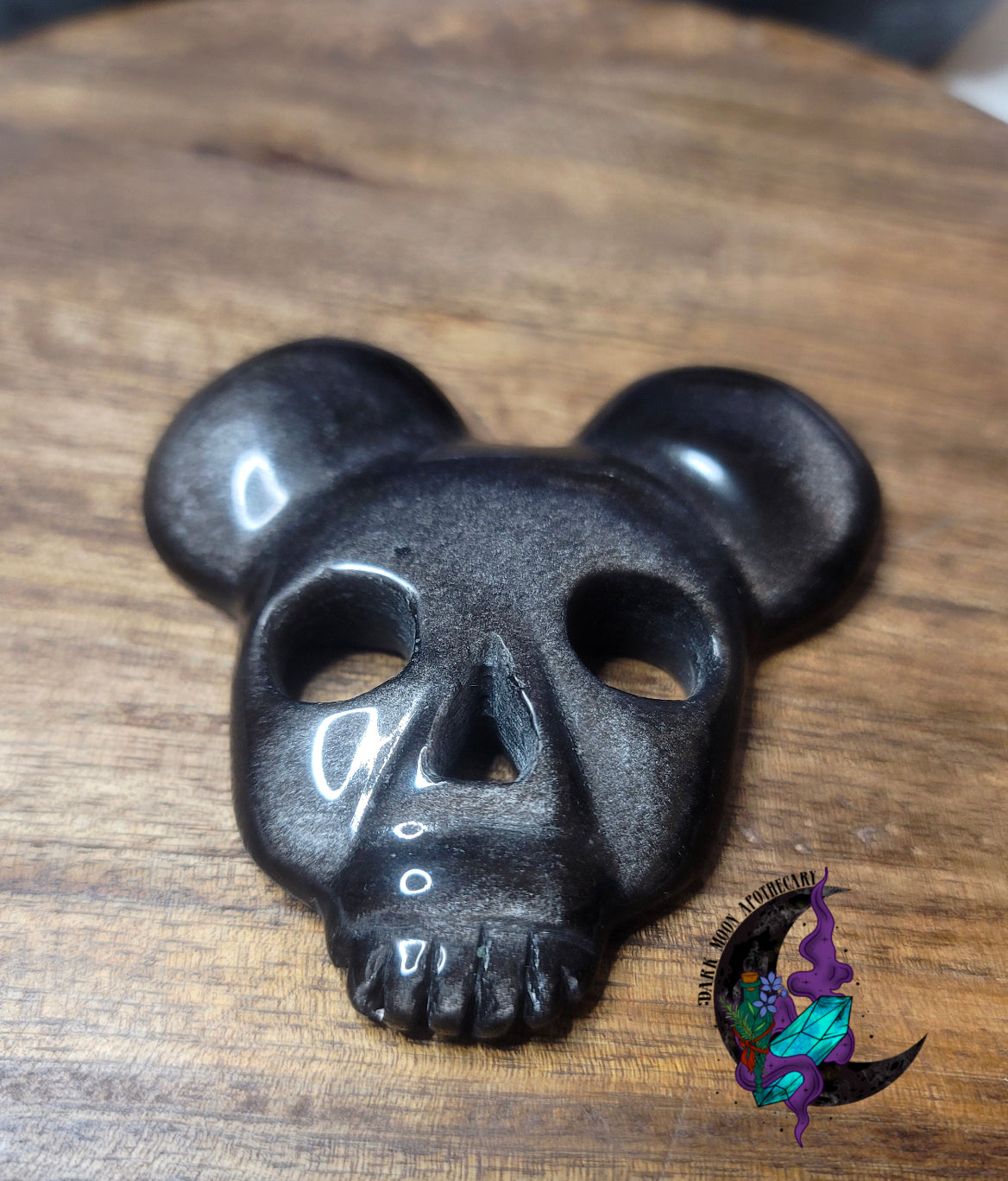 Obsidian Mouse Skulls